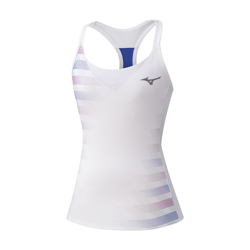 Mizuno Printed Női Trikó Fehér TYJ527138